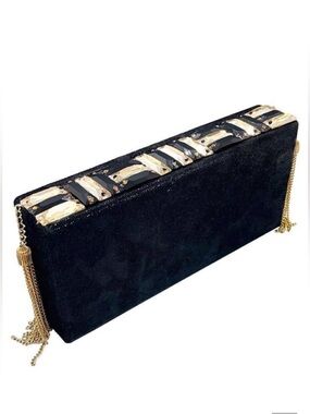Michelle Monroe Jeweled Tassel Clutch